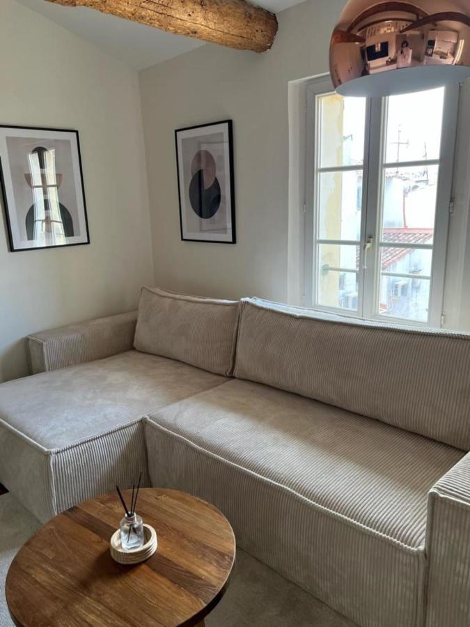 Apartment With Mediterranean Charm In The Heart Of The Provencal Market 昂蒂布 外观 照片